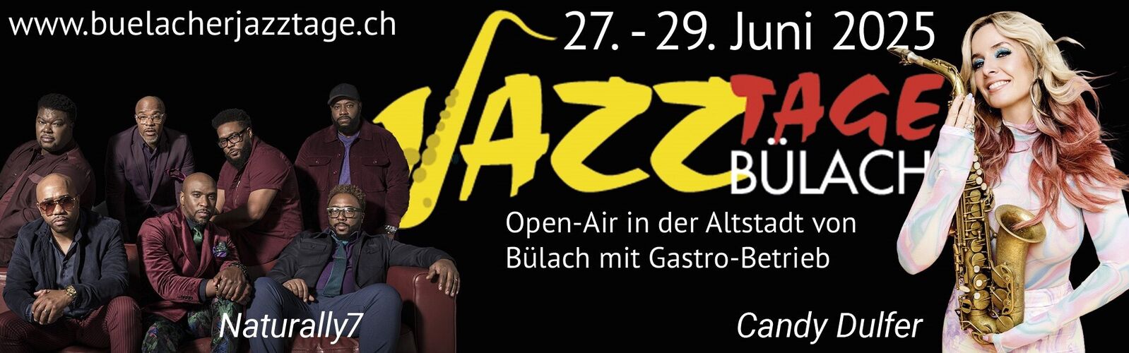 Bülacher Jazztage 2025 - 27. bis 29. Juni 2025